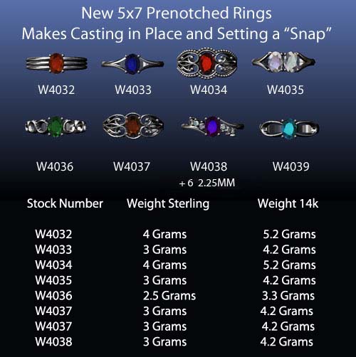 5x7 prenotched ring 3