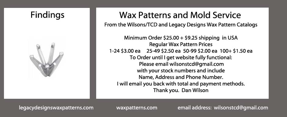 findings wax pattern header