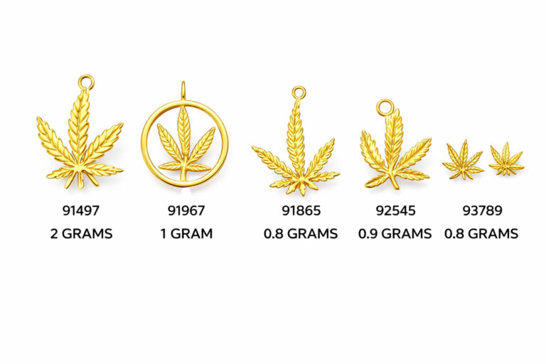 weed leaves 14k from blue catalog