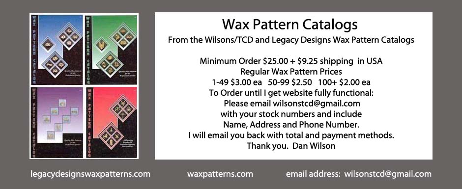 wax pattern catalogs header update