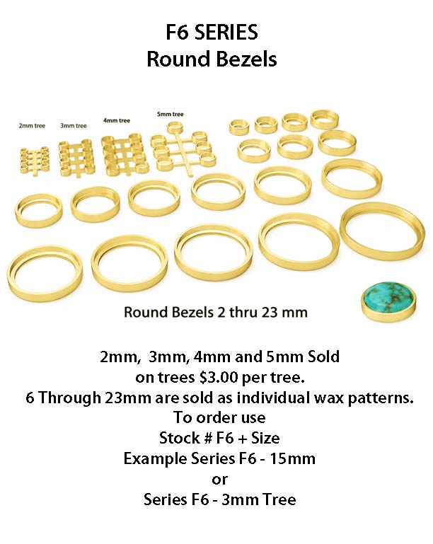 round bezels in 14kt yellow small