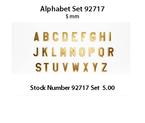 92717 alphabet set small 14kt product