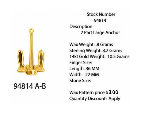 94814 large anchor moveable 14kt small